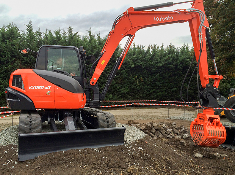 Midi-Pelles KX080-4α - KUBOTA