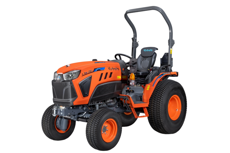 The mission: zero emissions  E-powered Compact Tractor (LXe Series) by  Kubota